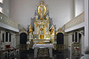 35 kath. Pfarrkirche St. Nikolaus - Barockaltar im neuen Chorraum (Erweiterungsbau, 1950'er Jahre) : DSC_0134-k
