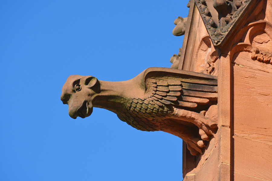 03 evang. Stadtkirche; Wasserspeier II DSC_0006-k